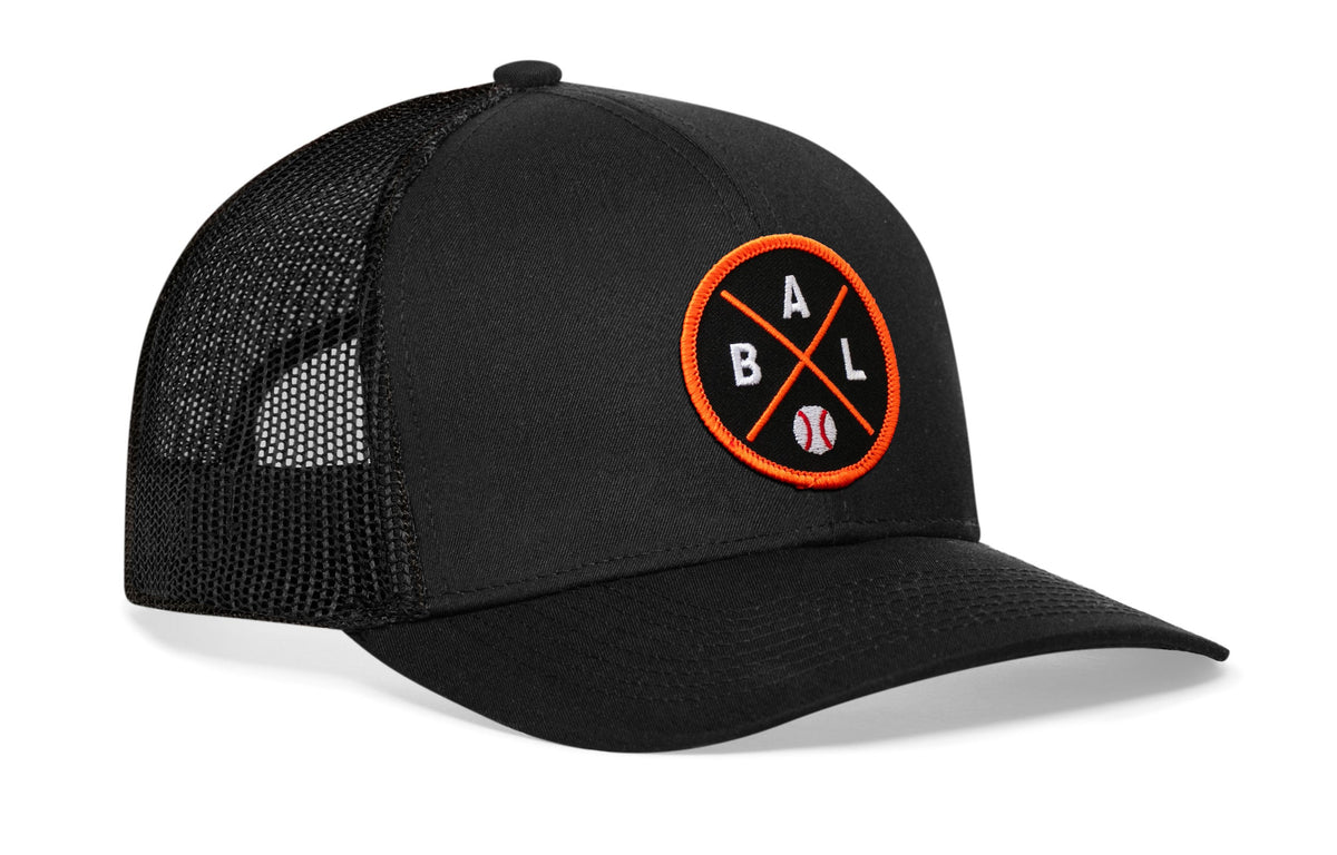 Baltimore Trucker Hat  |  BAL X Baseball Snapback