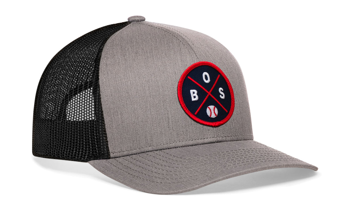 Boston Trucker Hat  |  BOS X Baseball Snapback