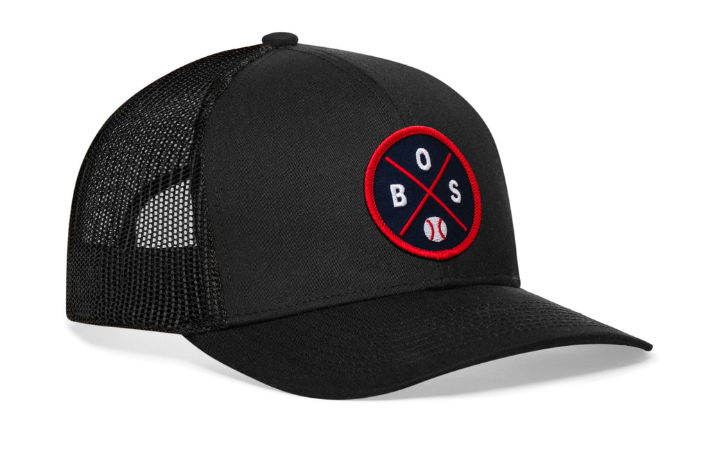 Boston Trucker Hat  |  BOS X Baseball Snapback