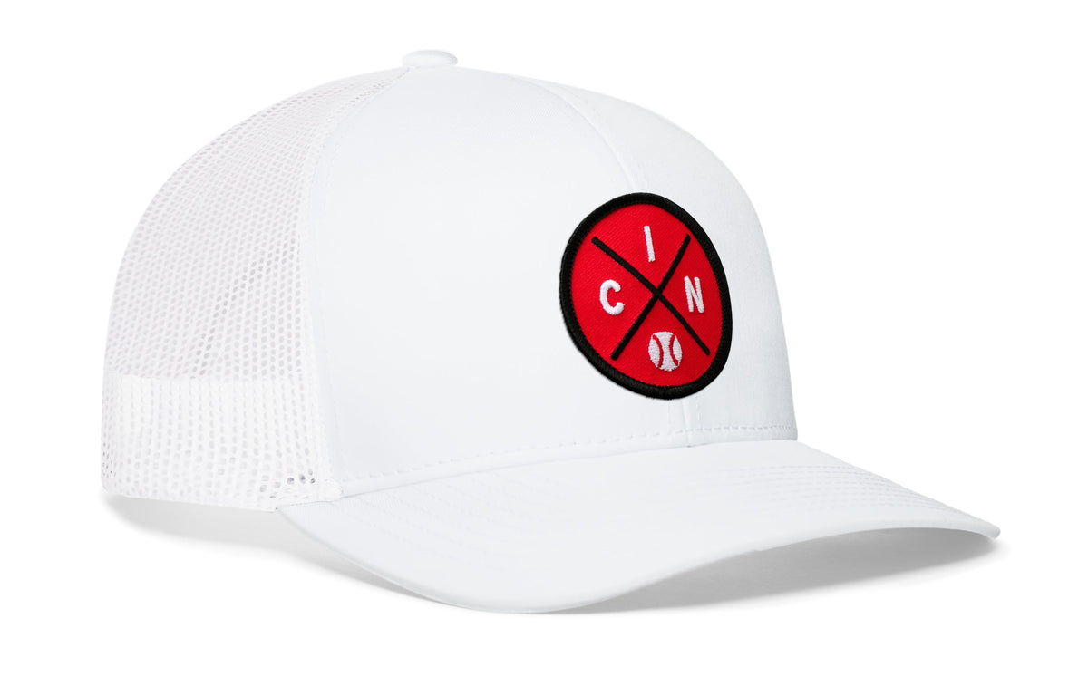 Cincinnati Trucker Hat  |  CIN X Baseball Snapback
