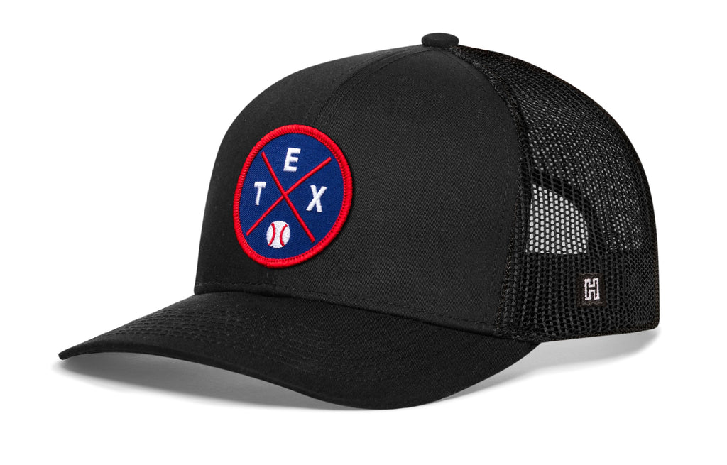 Texas Trucker Hat  |  TEX X Baseball Snapback
