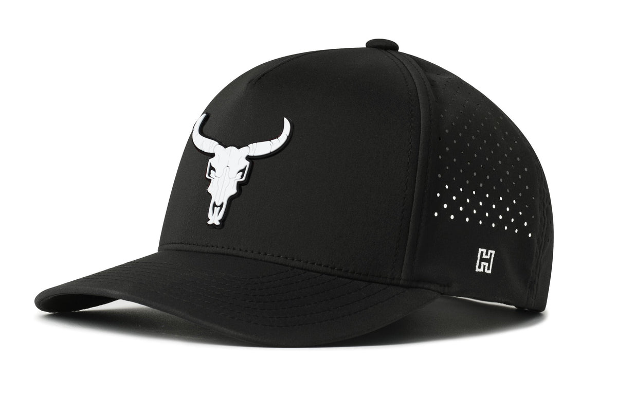 Bull Skull Performance 5-Panel Hat  |  Steer Flexfit Snapback