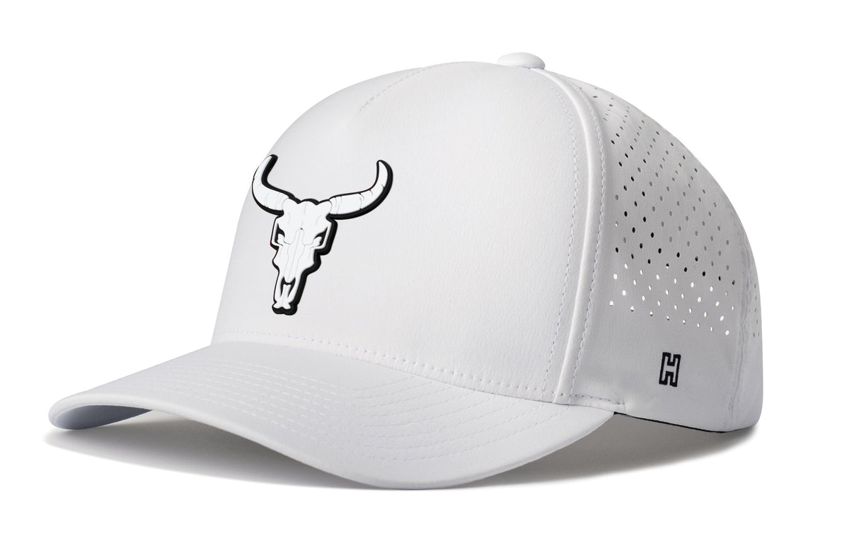 Bull Skull Performance 5-Panel Hat  |  Steer Flexfit Snapback