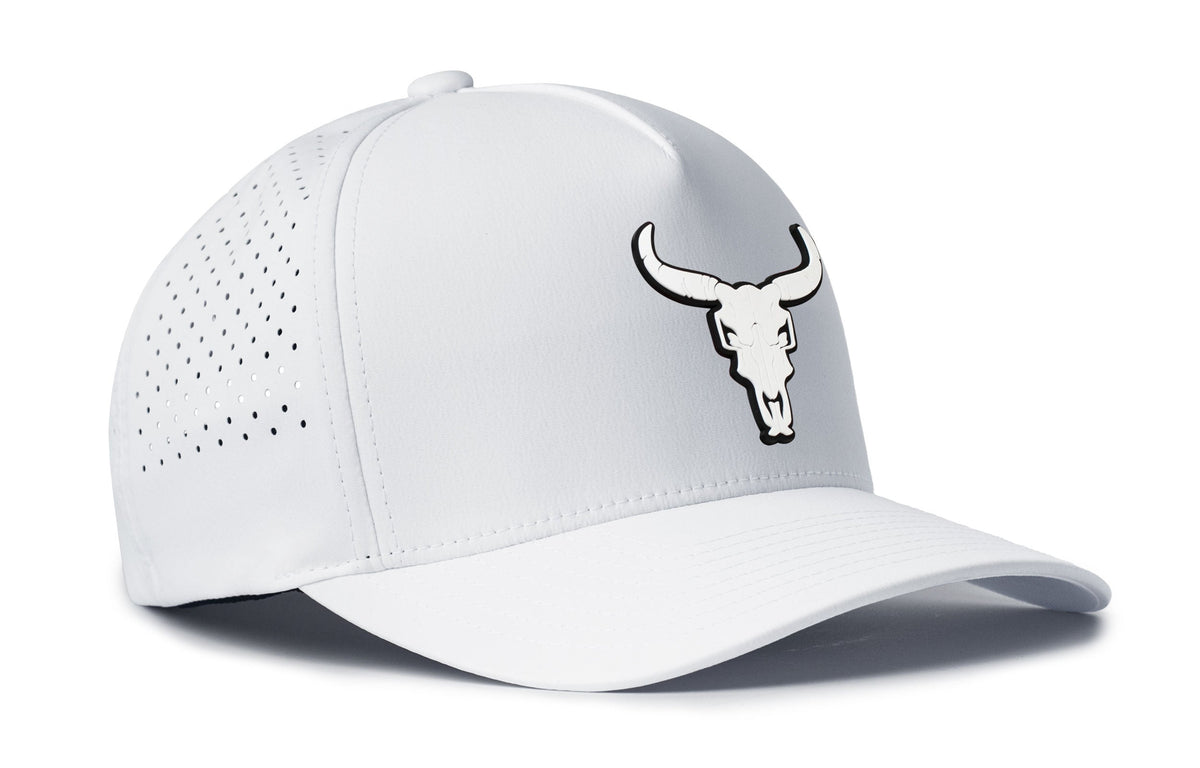 Bull Skull Performance 5-Panel Hat  |  Steer Flexfit Snapback