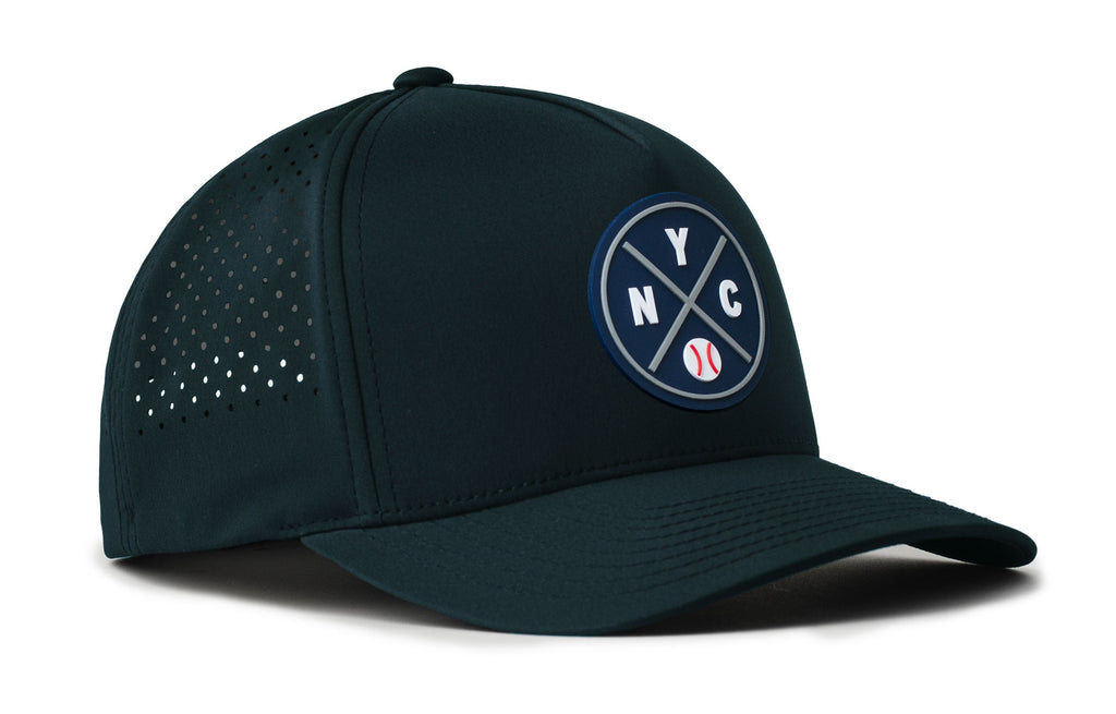 New York Baseball Performance 5-Panel Hat  |  Navy NYC X Flexfit® Snapback