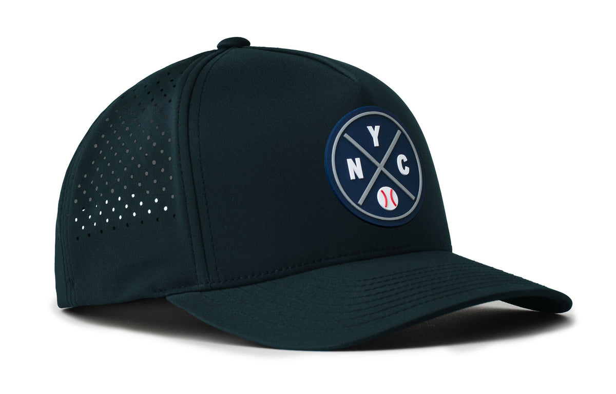 New York Baseball Performance 5-Panel Hat  |  Navy NYC X Flexfit® Snapback